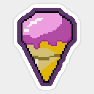 Pixels in Vogue EsCream Sticker